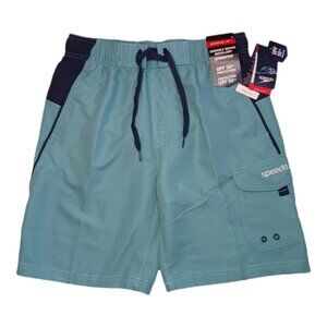 Speedo Mens Size Small Swim Shorts UPF 50+ Protection Water Repellent Drawstring